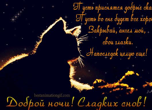 Спокойной ночи мужчине своими словами коротко с душой в прозе
